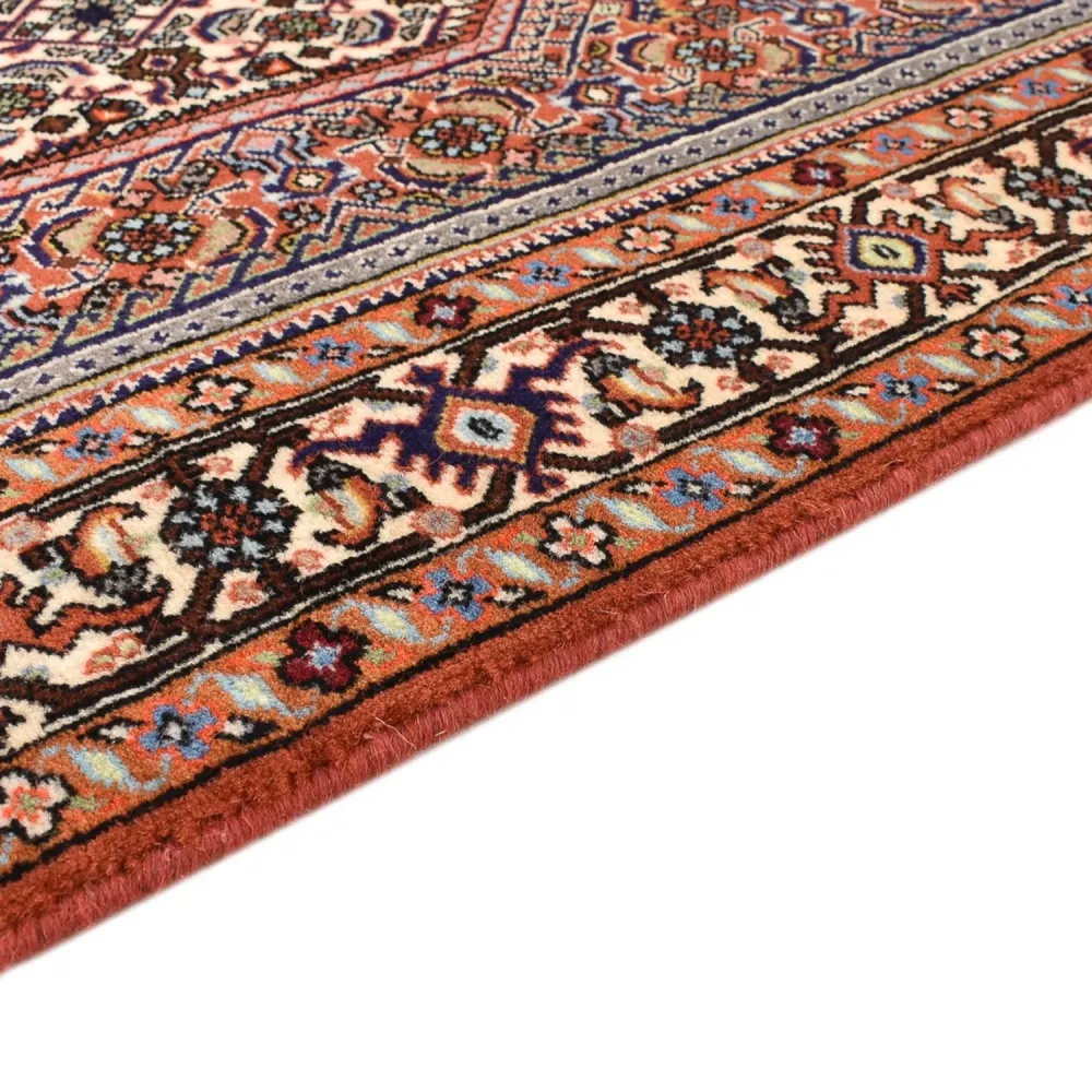 Persisk teppe - Bijar - 145 x 78 cm - bordeaux rød