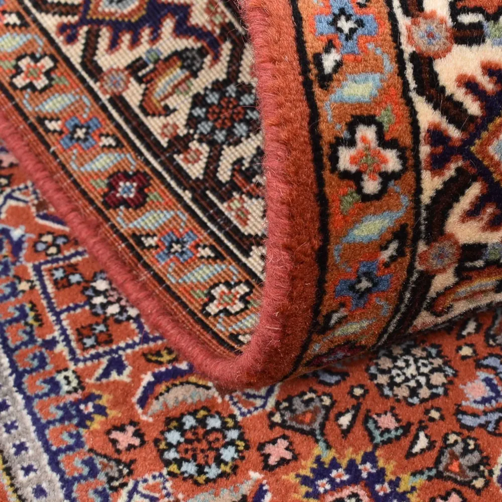 Persisk teppe - Bijar - 145 x 78 cm - bordeaux rød
