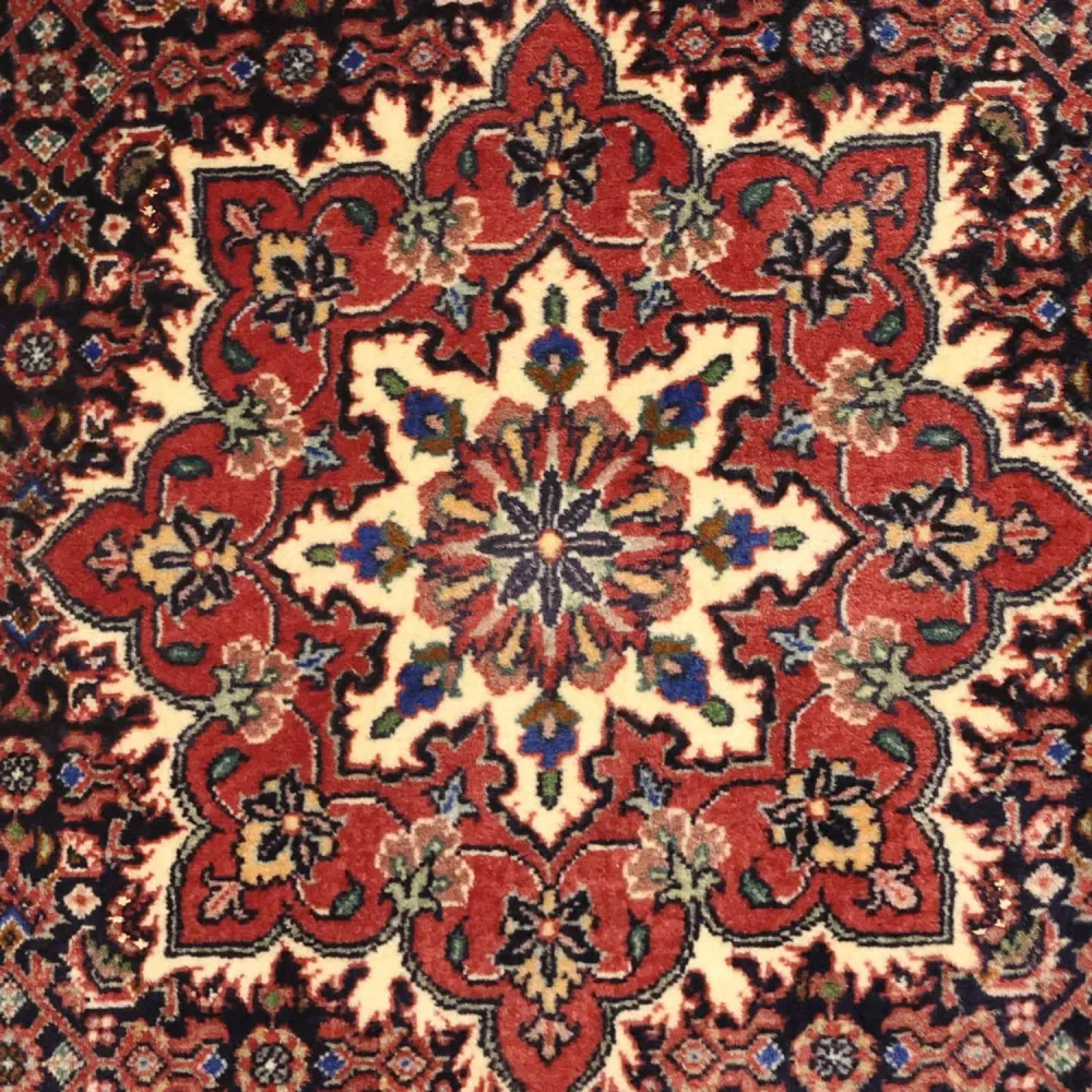 Persisk teppe - Bijar - 146 x 90 cm - mørk beige