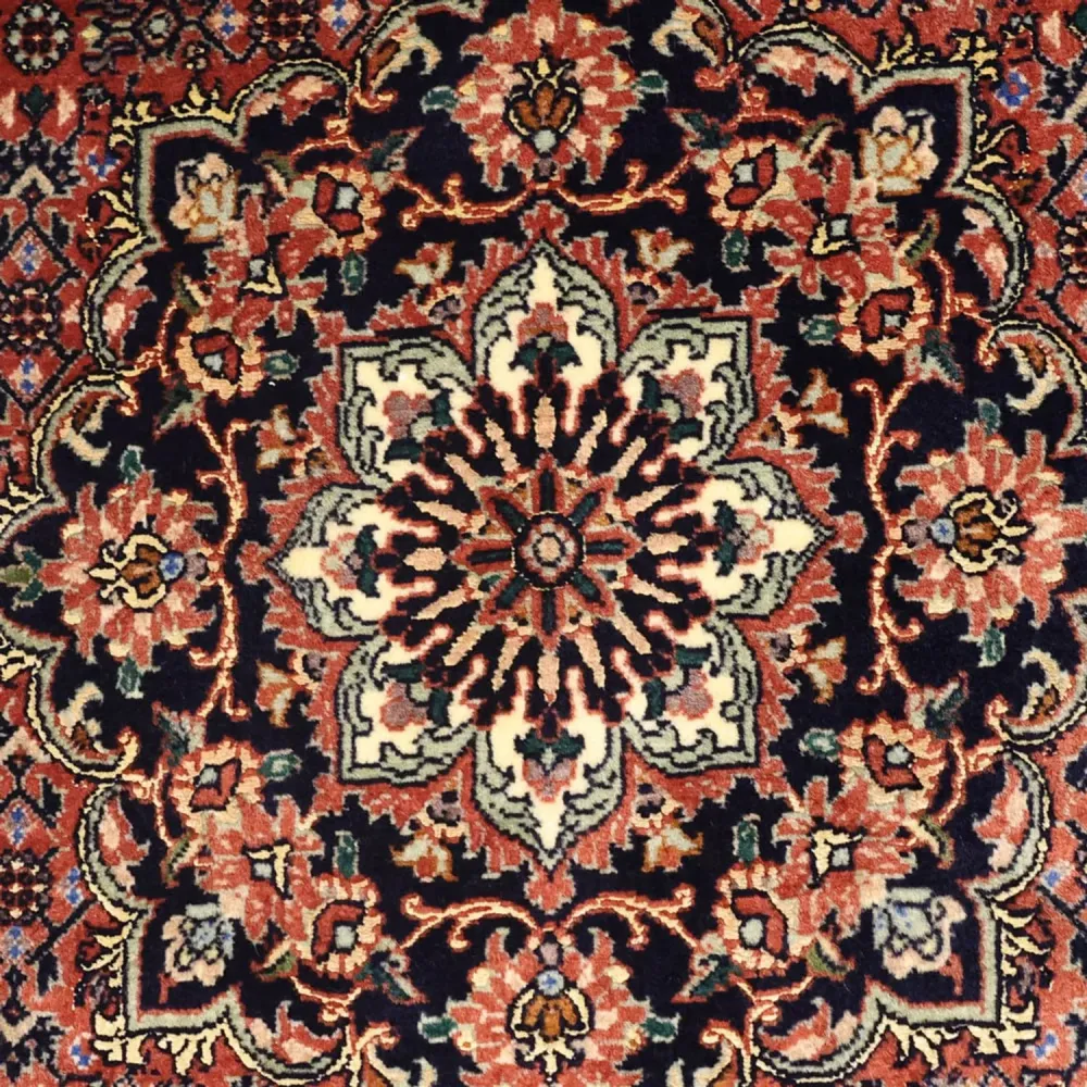 Persisk teppe - Bijar - 147 x 90 cm - mørk rød