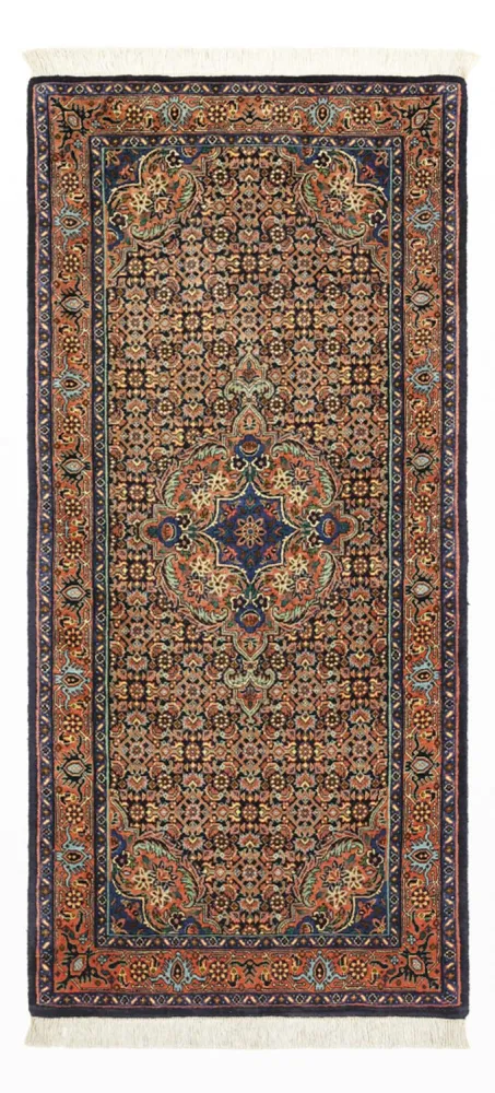 Persisk teppe - Bijar - 147 x 69 cm - mørk beige