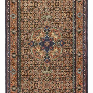 Persisk teppe - Bijar - 147 x 69 cm - mørk beige