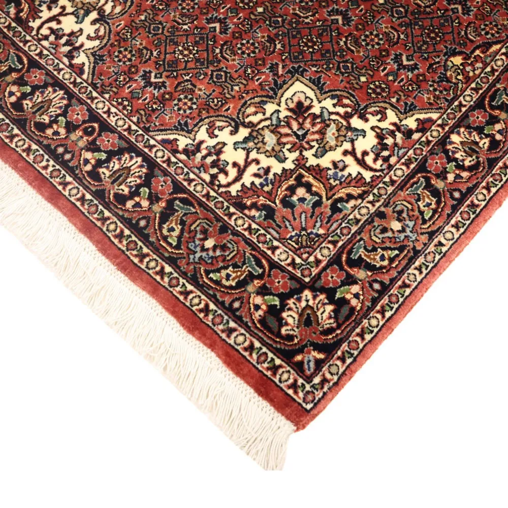 Persisk teppe - Bijar - 148 x 69 cm - mørk rød
