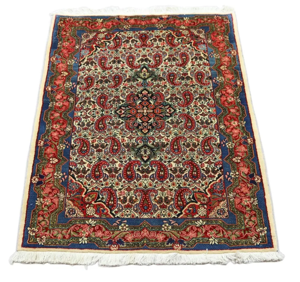 Persisk teppe - Bijar - 150 x 100 cm - blå
