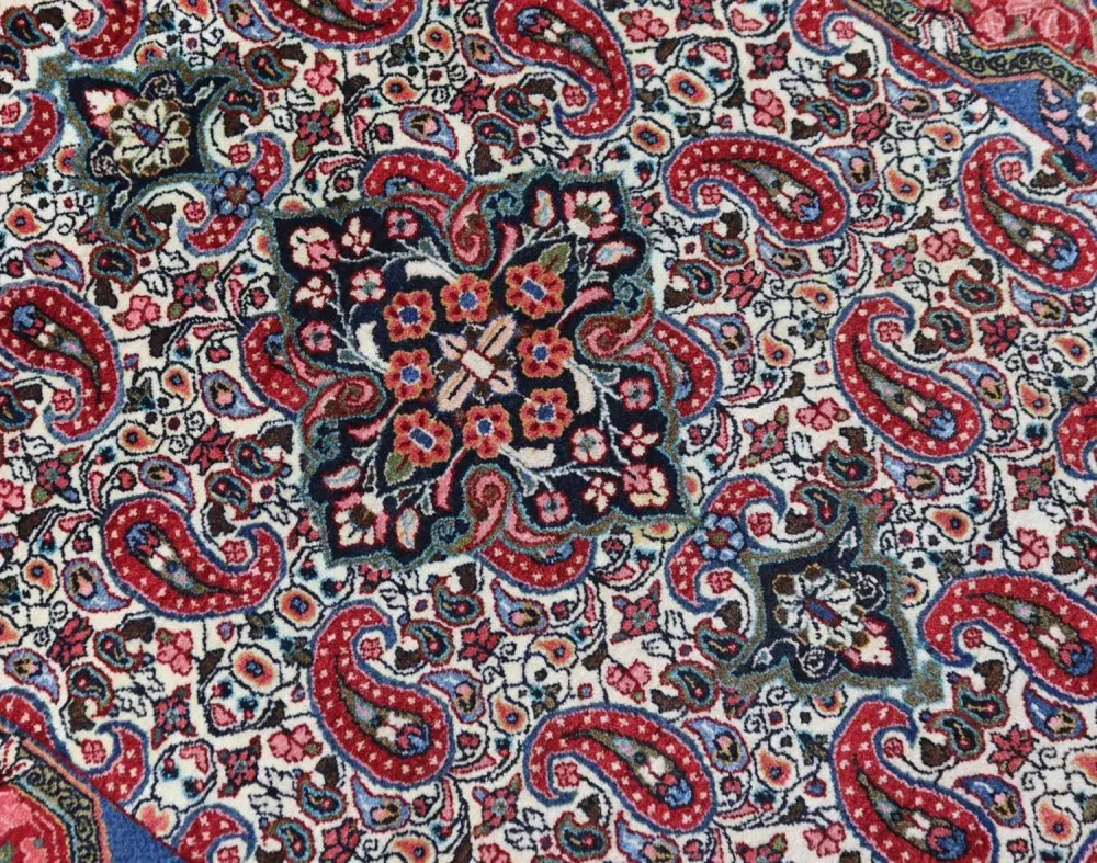 Persisk teppe - Bijar - 150 x 100 cm - blå