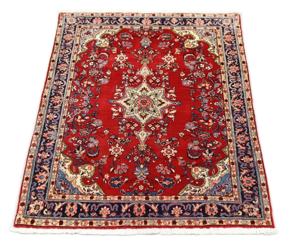 Persisk teppe - Bijar - 152 x 104 cm - rød