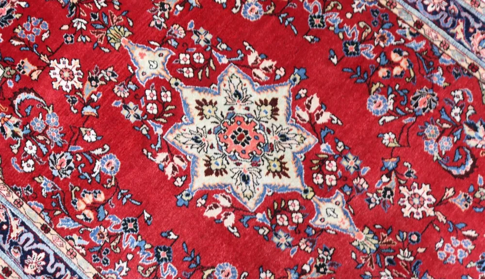 Persisk teppe - Bijar - 152 x 104 cm - rød