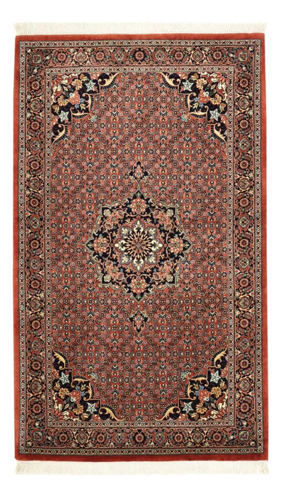 Persisk teppe - Bijar - 153 x 91 cm - mørk rød