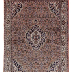 Persisk teppe - Bijar - 156 x 111 cm - rød