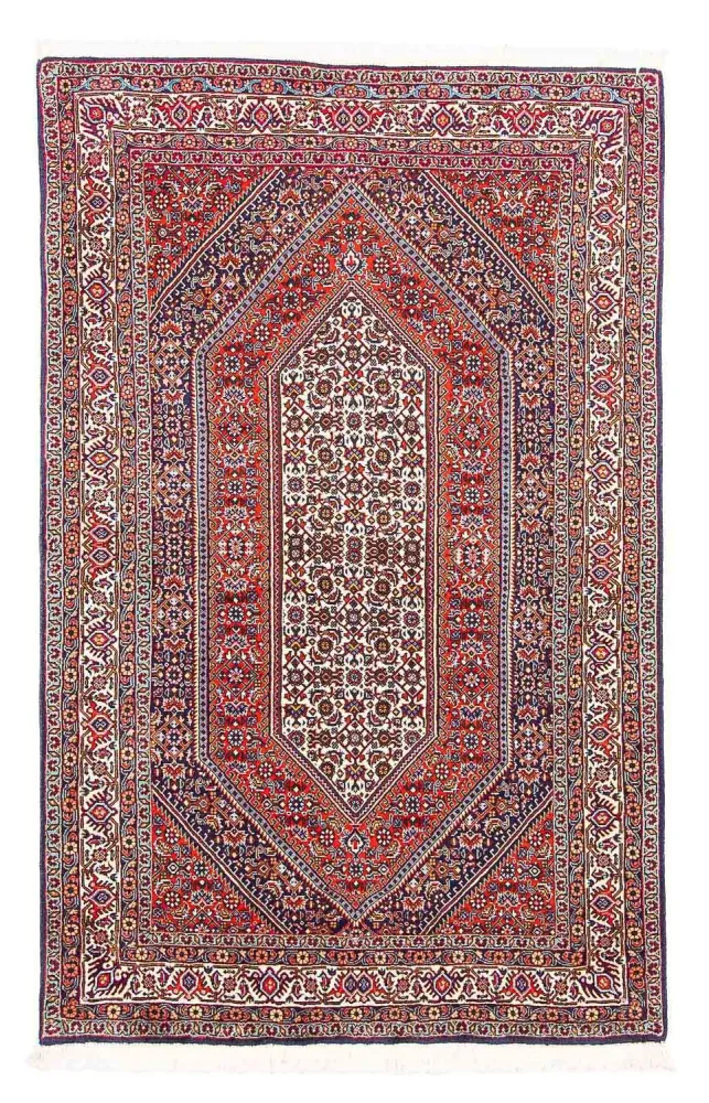 Persisk teppe - Bijar - 159 x 106 cm - rød