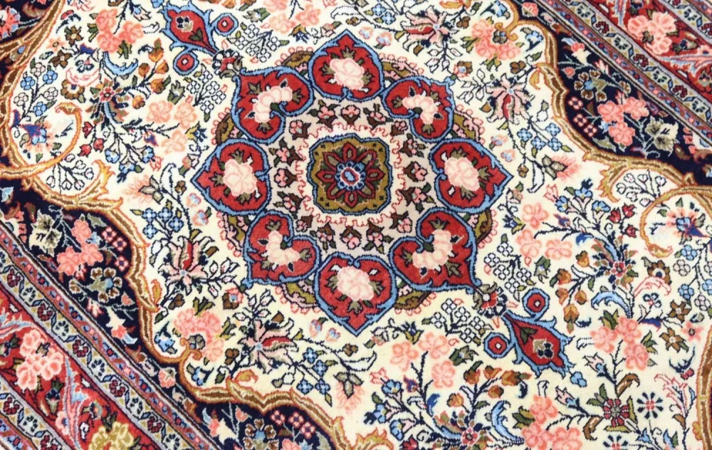 Persisk teppe - Bijar - 160 x 107 cm - beige