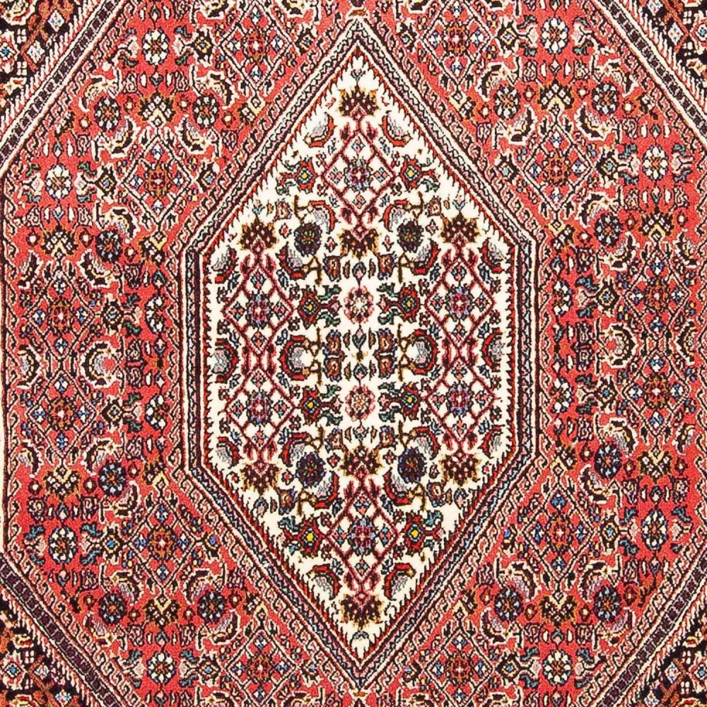 Persisk teppe - Bijar - 160 x 108 cm - lys rød