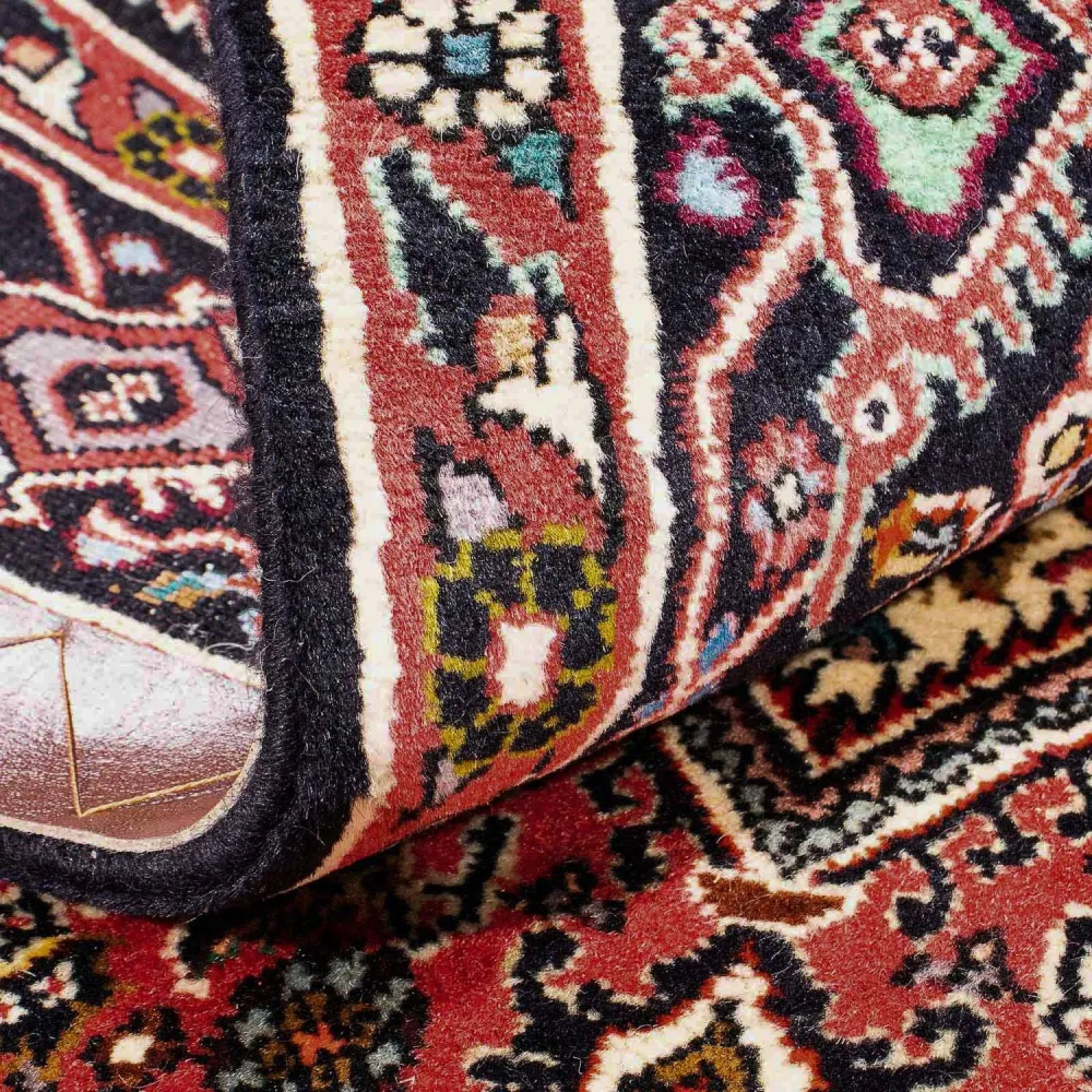 Persisk teppe - Bijar - 160 x 108 cm - lys rød