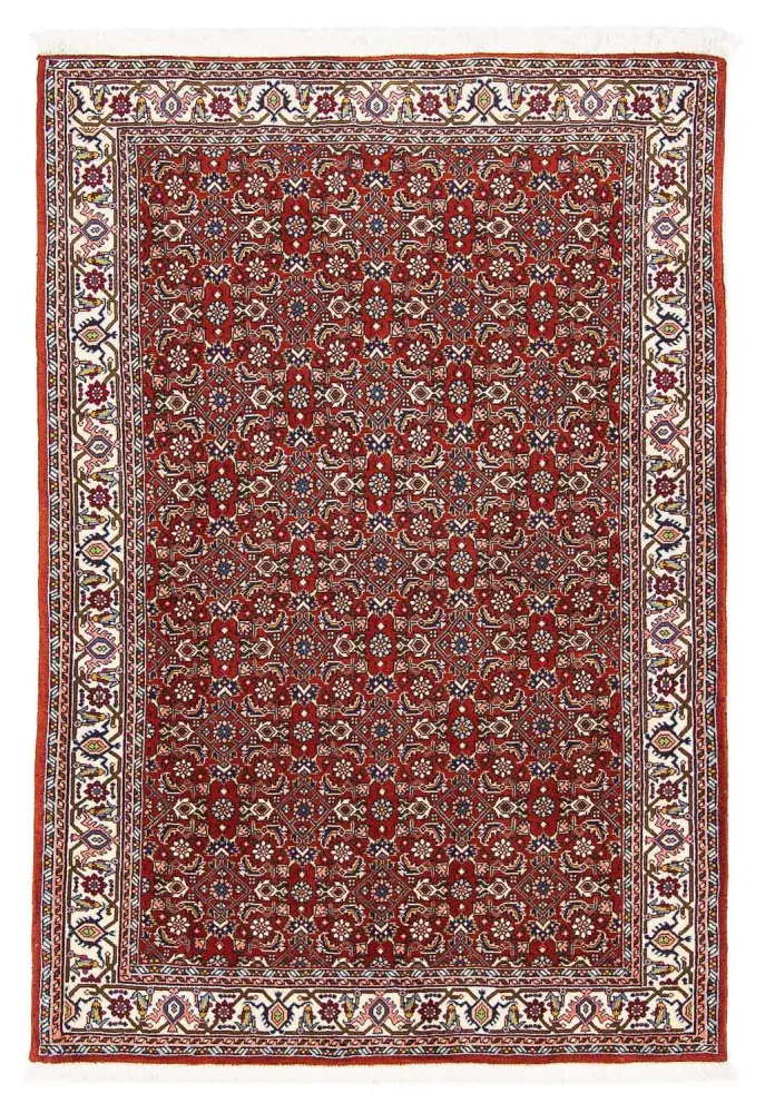 Persisk teppe - Bijar - 160 x 108 cm - mørk rød