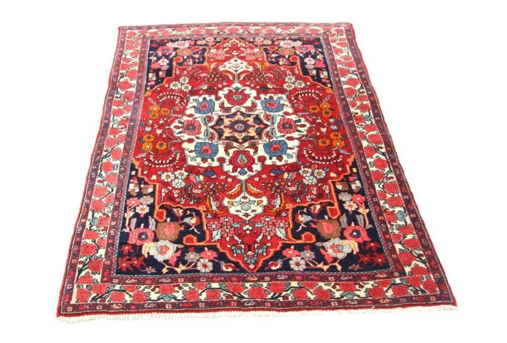 Persisk teppe - Bijar - 160 x 110 cm - rød