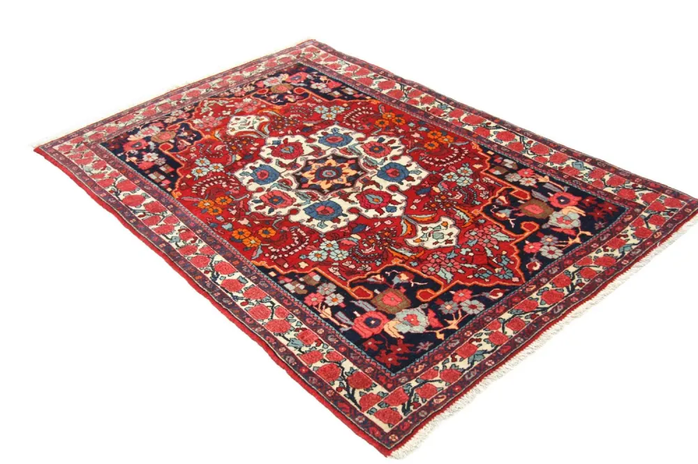 Persisk teppe - Bijar - 160 x 110 cm - rød