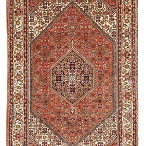 Persisk teppe - Bijar - 162 x 106 cm - rosa