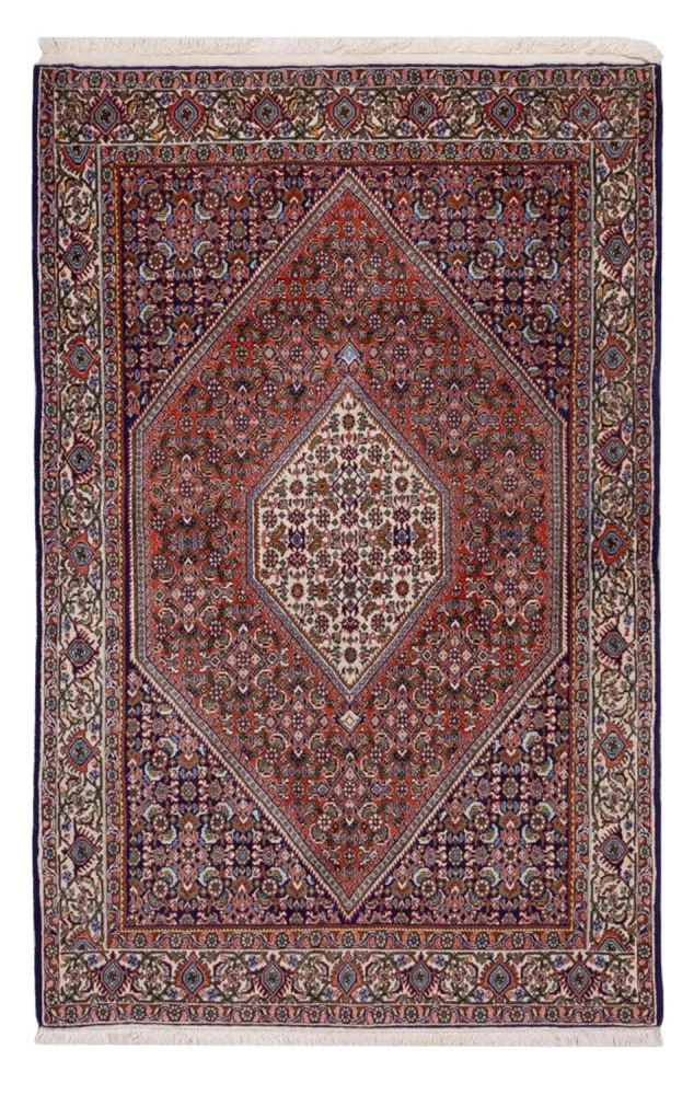 Persisk teppe - Bijar - 166 x 112 cm - rød