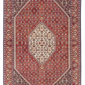 Persisk teppe - Bijar - 168 x 110 cm - rød