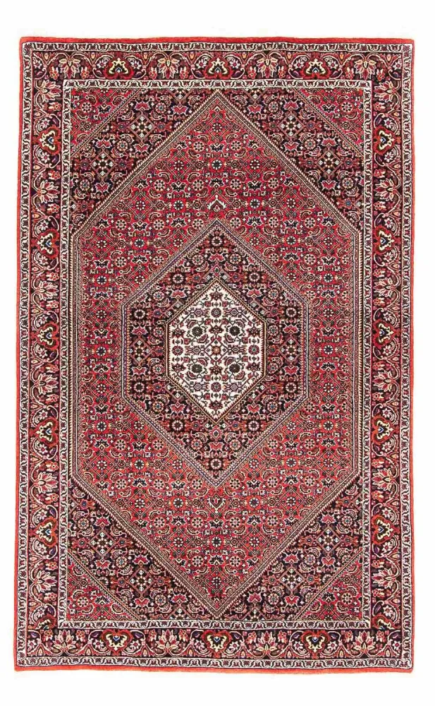 Persisk teppe - Bijar - 170 x 109 cm - rød