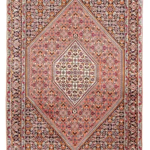 Persisk teppe - Bijar - 170 x 112 cm - lys rød