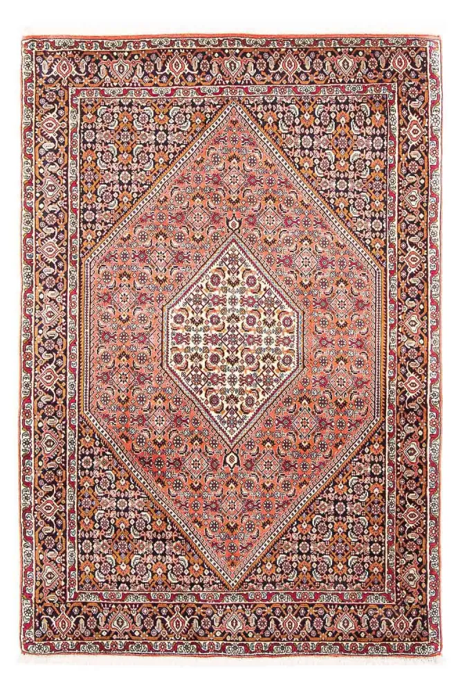 Persisk teppe - Bijar - 170 x 112 cm - lys rød