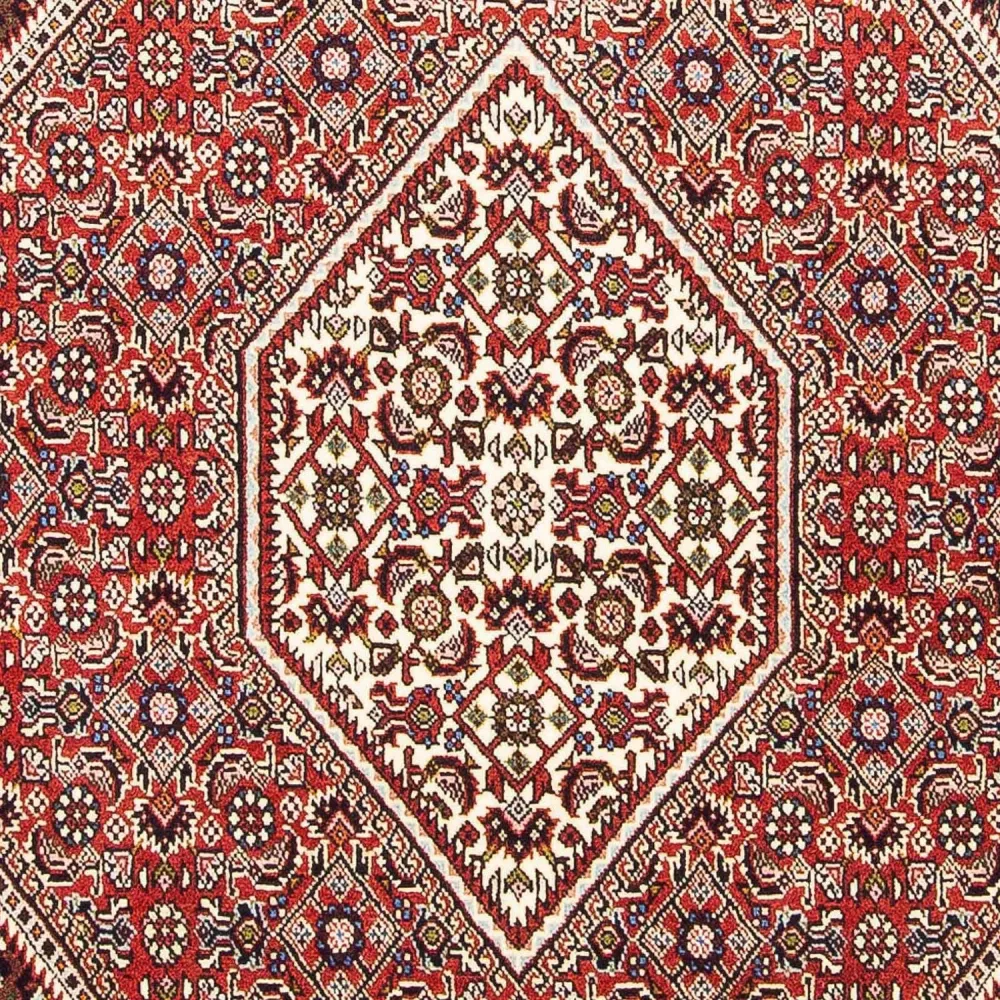 Persisk teppe - Bijar - 176 x 113 cm - lys rød