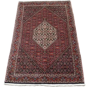 Persisk teppe - Bijar - 178 x 109 cm - mørk rød