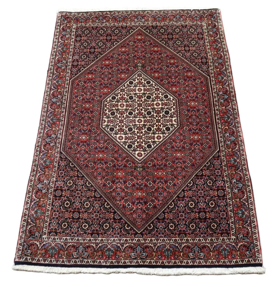 Persisk teppe - Bijar - 178 x 109 cm - mørk rød