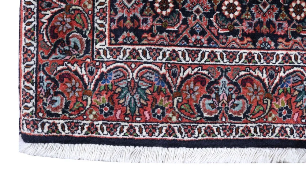 Persisk teppe - Bijar - 178 x 109 cm - mørk rød