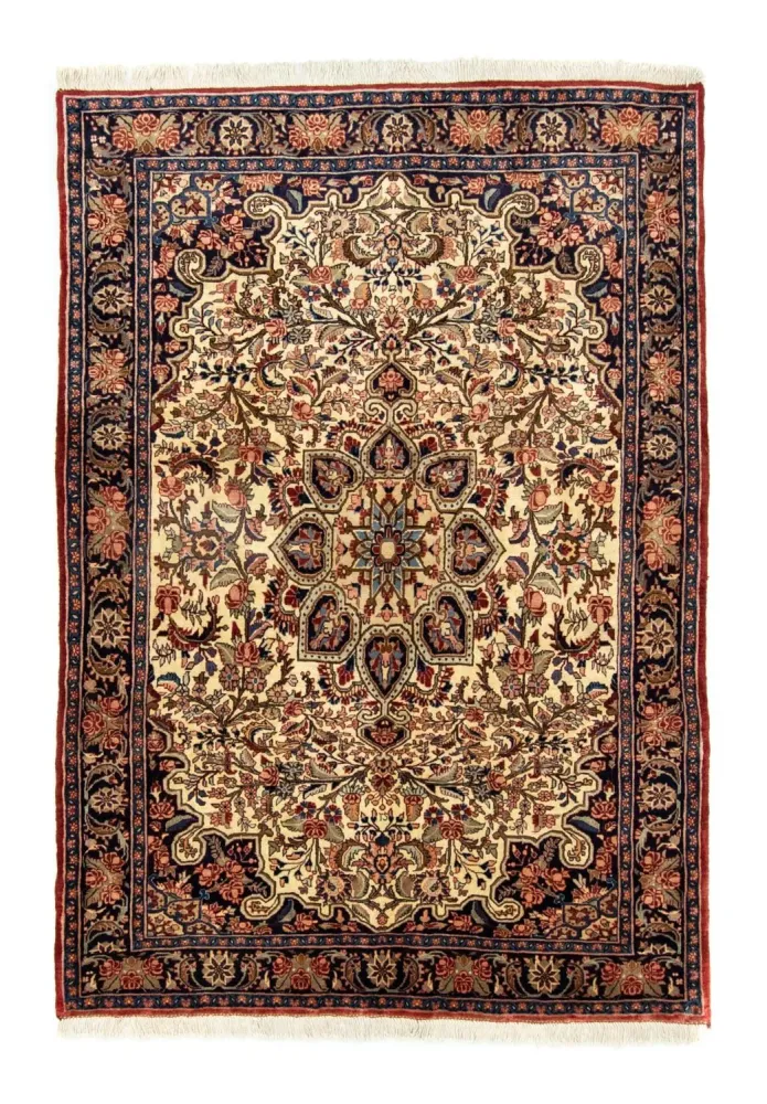 Persisk teppe - Bijar - 197 x 140 cm - blå