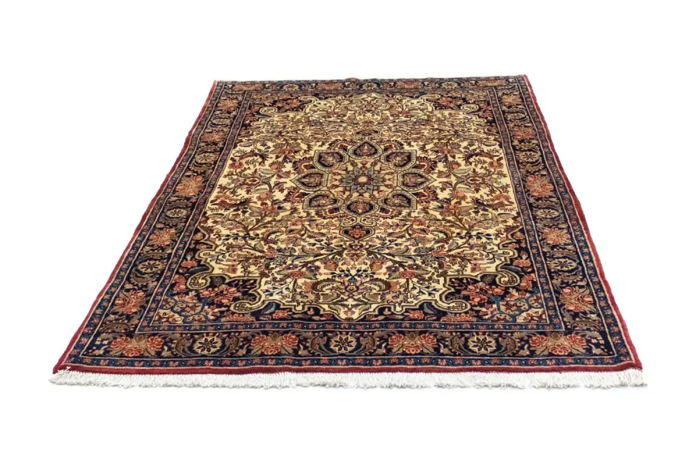 Persisk teppe - Bijar - 197 x 140 cm - blå