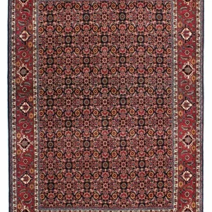 Persisk teppe - Bijar - 200 x 141 cm - rød
