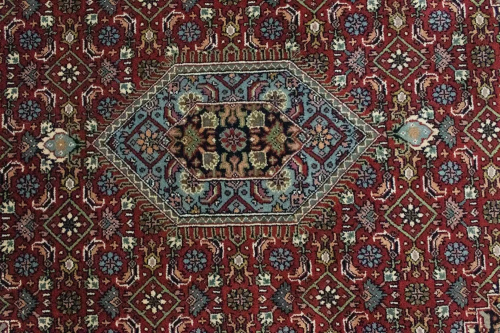 Persisk teppe - Bijar - 201 x 152 cm - rød