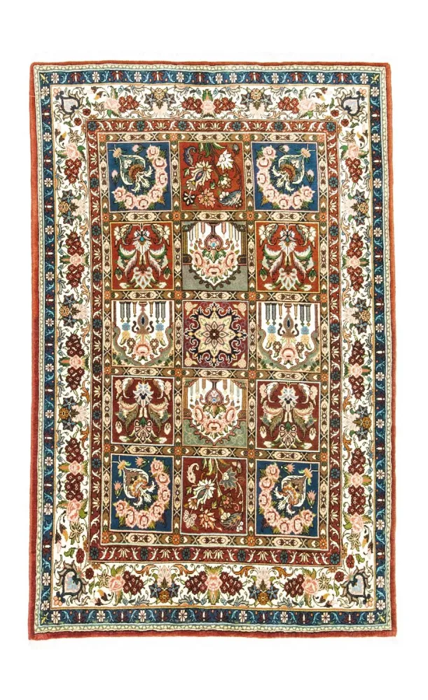 Persisk teppe - Bijar - 205 x 139 cm - rød