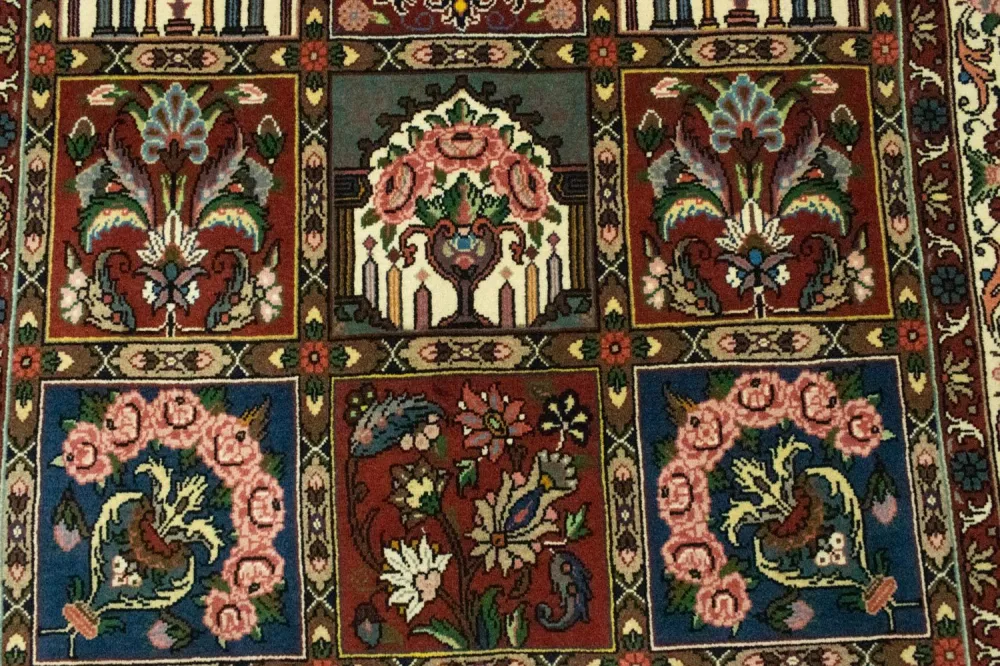 Persisk teppe - Bijar - 205 x 139 cm - rød