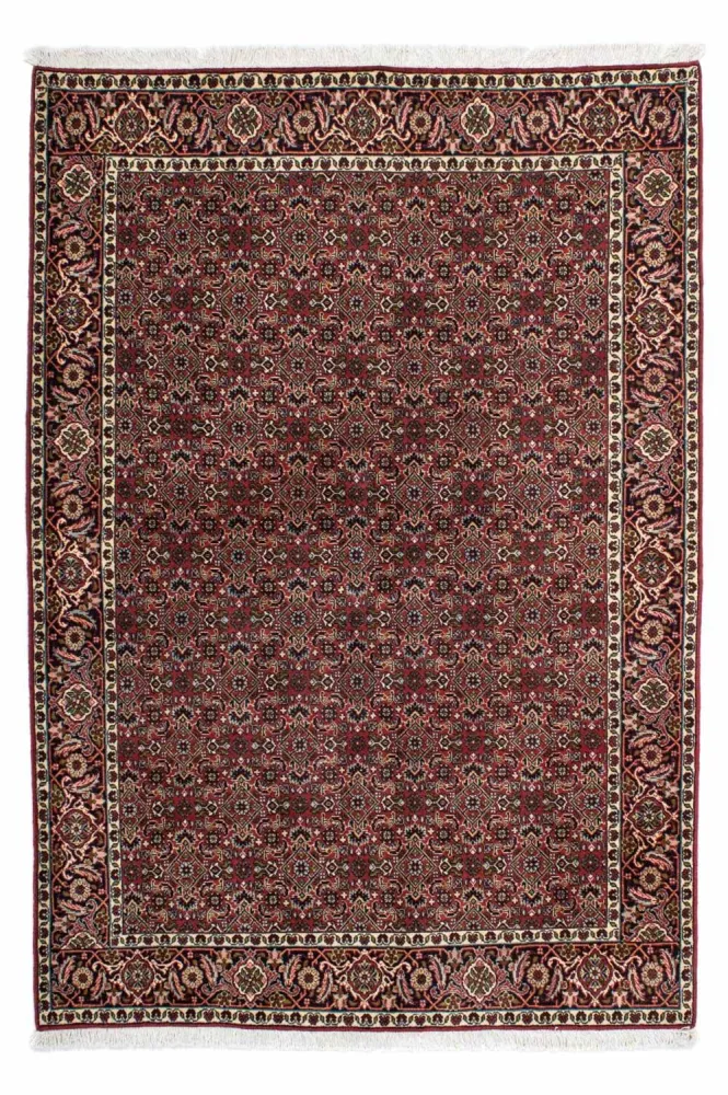 Persisk teppe - Bijar - 205 x 141 cm - rød