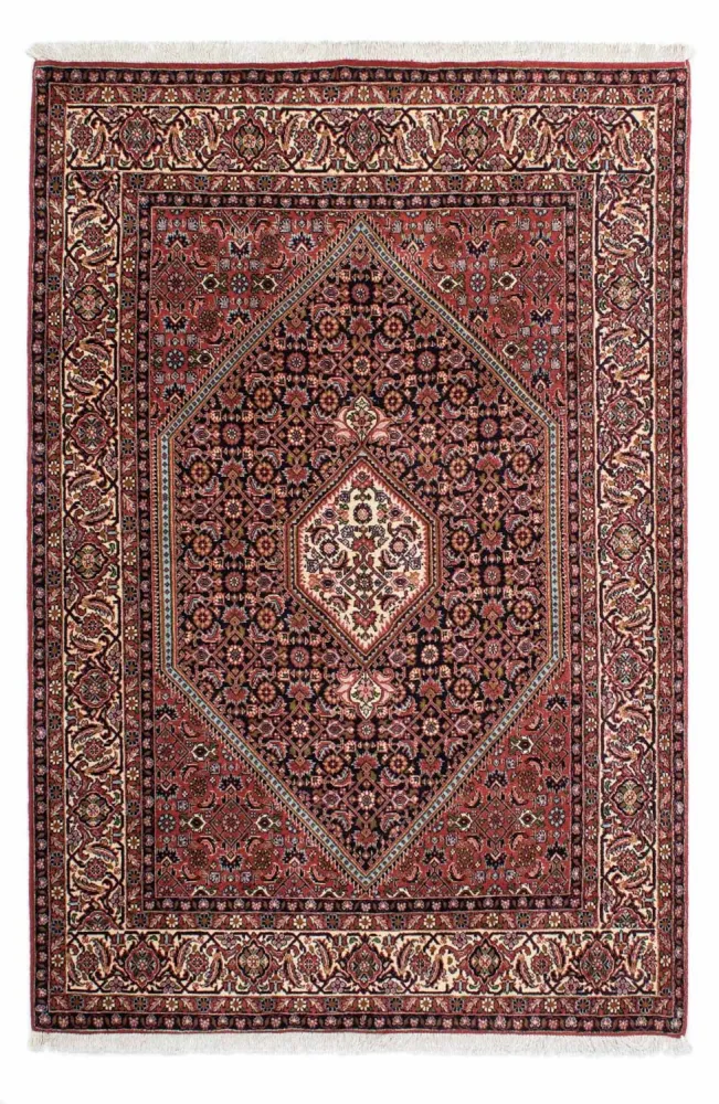 Persisk teppe - Bijar - 206 x 136 cm - rød