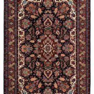 Persisk teppe - Bijar - 210 x 133 cm - mørkeblå