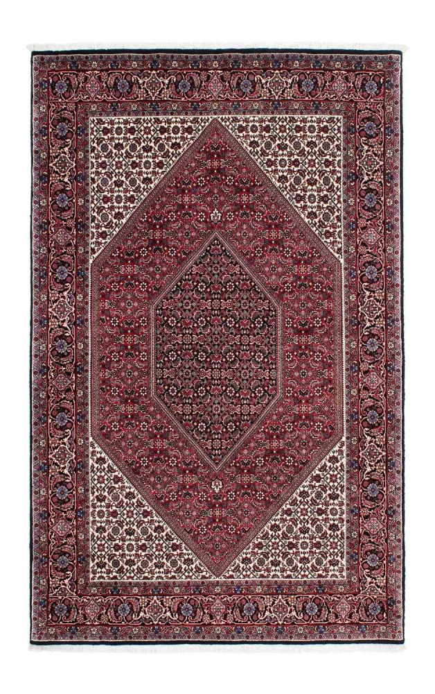 Persisk teppe - Bijar - 210 x 134 cm - lys rød