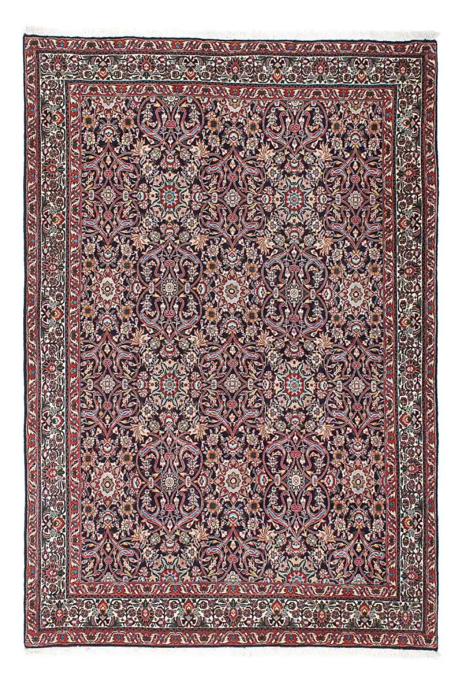 Persisk teppe - Bijar - 211 x 147 cm - flerfarget