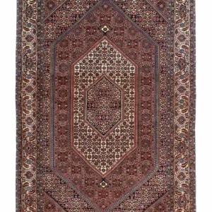 Persisk teppe - Bijar - 213 x 134 cm - flerfarget