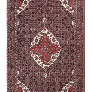 Persisk teppe - Bijar - 214 x 130 cm - flerfarget