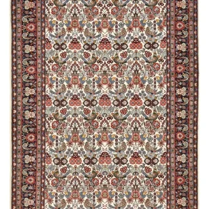 Persisk teppe - Bijar - 215 x 137 cm - krem