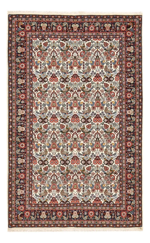 Persisk teppe - Bijar - 215 x 137 cm - krem