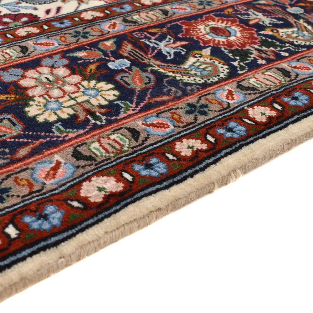 Persisk teppe - Bijar - 215 x 137 cm - krem