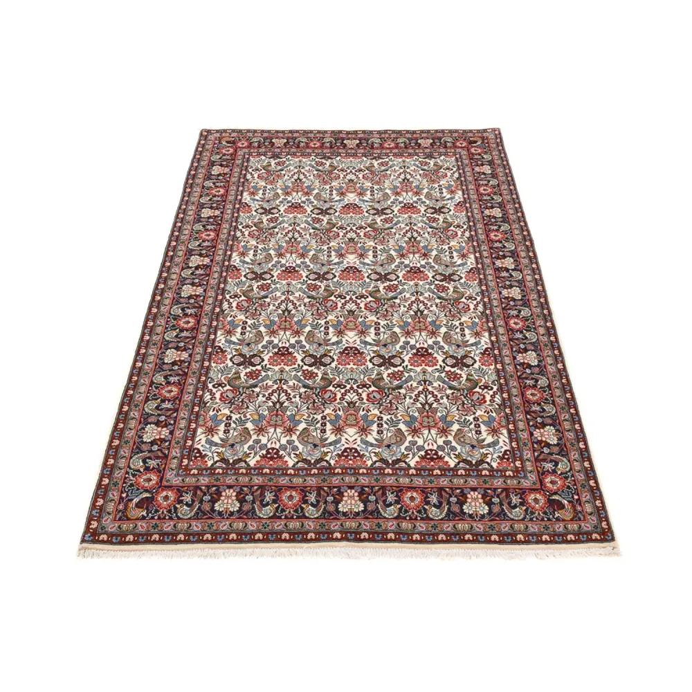 Persisk teppe - Bijar - 215 x 137 cm - krem