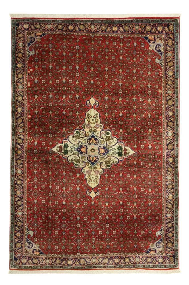 Persisk teppe - Bijar - 217 x 144 cm - rød