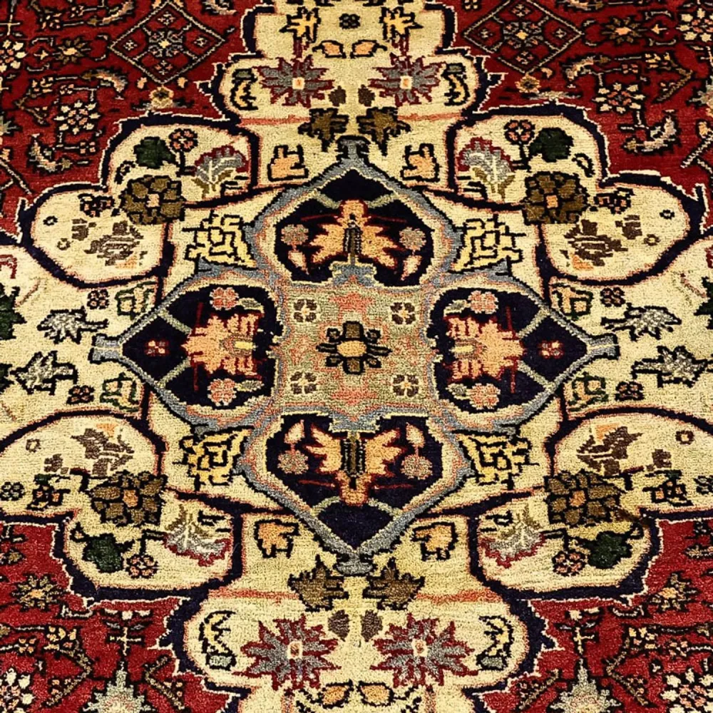 Persisk teppe - Bijar - 217 x 144 cm - rød