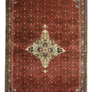 Persisk teppe - Bijar - 217 x 144 cm - rød